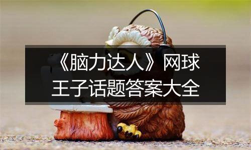 《脑力达人》网球王子话题答案大全