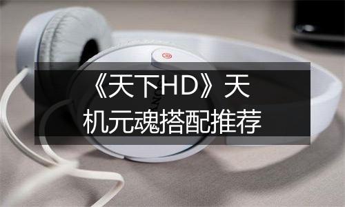 《天下HD》天机元魂搭配推荐