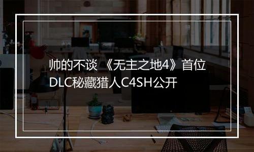 帅的不谈 《无主之地4》首位DLC秘藏猎人C4SH公开