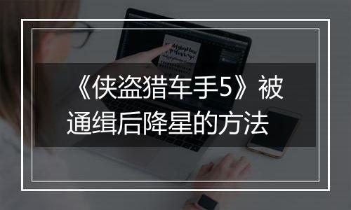 《侠盗猎车手5》被通缉后降星的方法