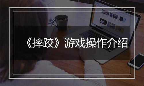 《摔跤》游戏操作介绍