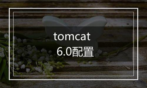 tomcat 6.0配置