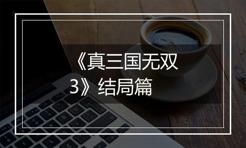 《真三国无双3》结局篇