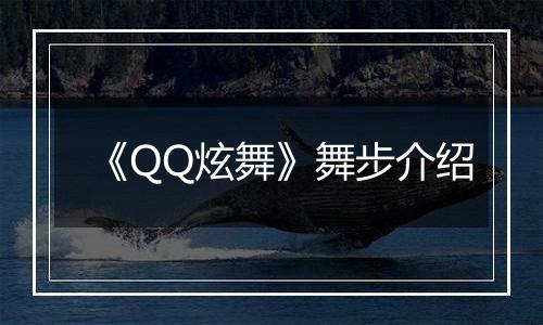 《QQ炫舞》舞步介绍