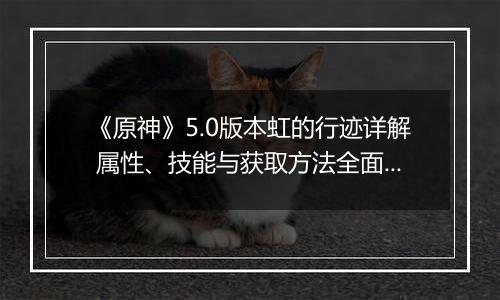 《原神》5.0版本虹的行迹详解 属性、技能与获取方法全面解析