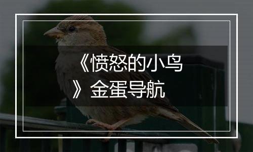 《愤怒的小鸟》金蛋导航