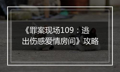 《罪案现场109：逃出伤感爱情房间》攻略