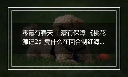 零氪有春天 土豪有保障 《桃花源记2》凭什么在回合制红海突围