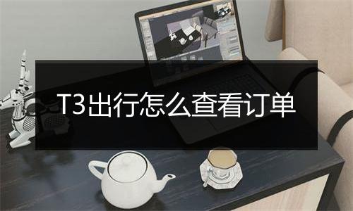 T3出行怎么查看订单