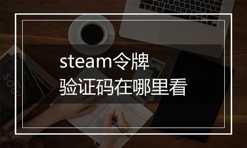 steam令牌验证码在哪里看