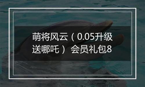 萌将风云（0.05升级送哪吒） 会员礼包8