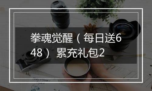 拳魂觉醒（每日送648） 累充礼包2