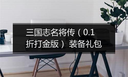 三国志名将传（0.1折打金版） 装备礼包