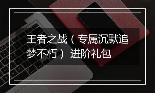 王者之战（专属沉默追梦不朽） 进阶礼包
