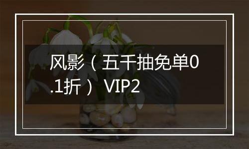 风影（五千抽免单0.1折） VIP2