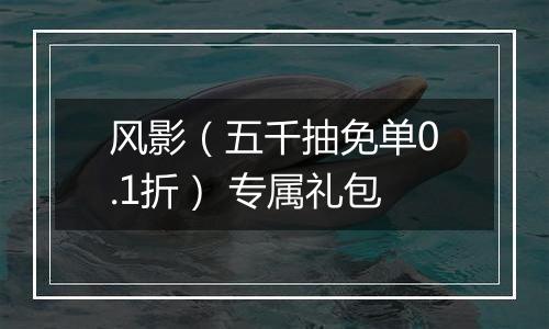 风影（五千抽免单0.1折） 专属礼包