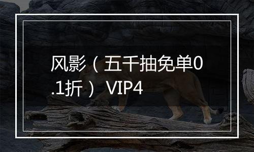 风影（五千抽免单0.1折） VIP4