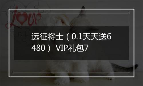 远征将士（0.1天天送6480） VIP礼包7