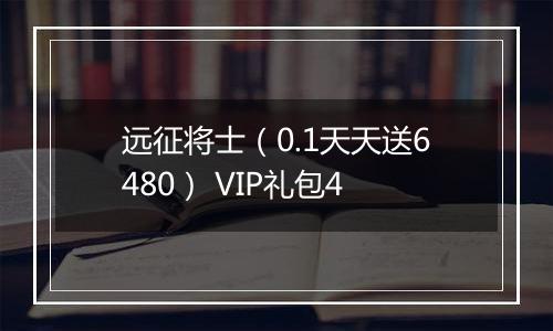 远征将士（0.1天天送6480） VIP礼包4