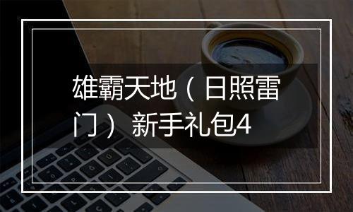 雄霸天地（日照雷门） 新手礼包4