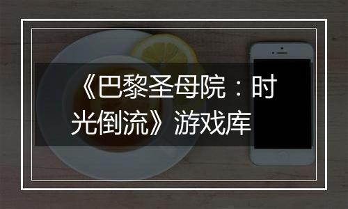 《巴黎圣母院：时光倒流》游戏库