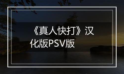 《真人快打》汉化版PSV版