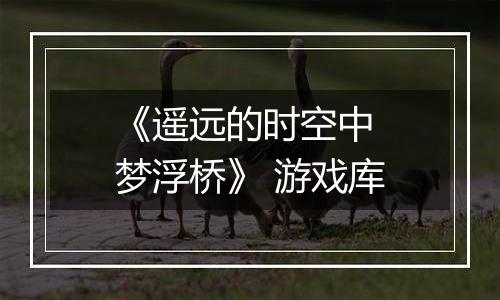 《遥远的时空中 梦浮桥》 游戏库
