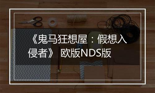 《鬼马狂想屋：假想入侵者》 欧版NDS版