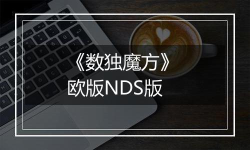 《数独魔方》 欧版NDS版