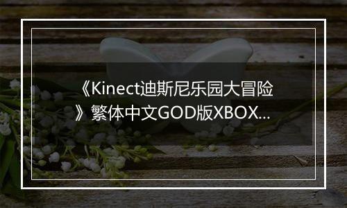 《Kinect迪斯尼乐园大冒险》繁体中文GOD版XBOX360版