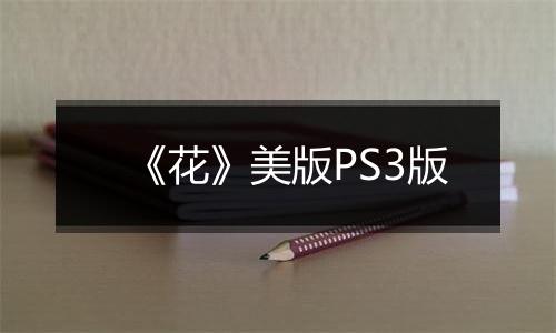 《花》美版PS3版