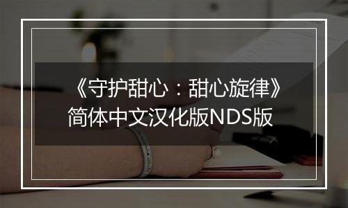 《守护甜心：甜心旋律》简体中文汉化版NDS版