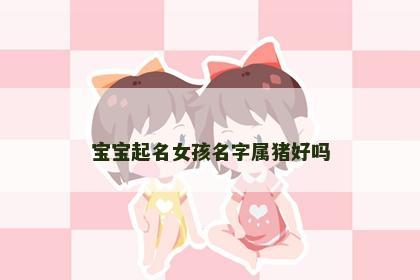 宝宝起名女孩名字属猪好吗