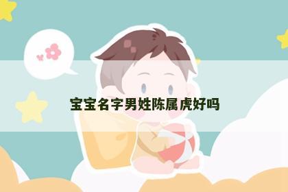 宝宝名字男姓陈属虎好吗