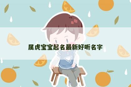 属虎宝宝起名最新好听名字