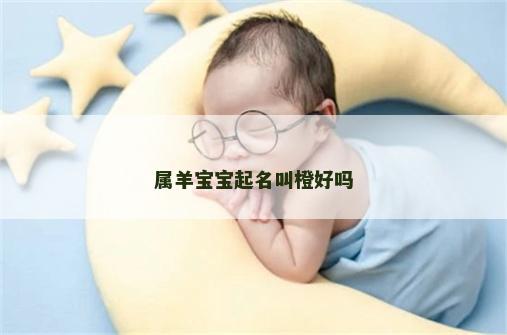 属羊宝宝起名叫橙好吗