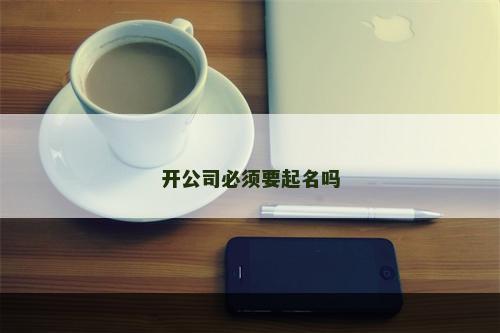 开公司必须要起名吗