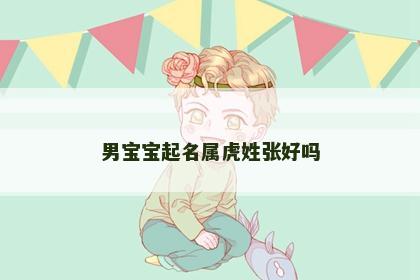 男宝宝起名属虎姓张好吗