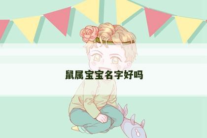 鼠属宝宝名字好吗