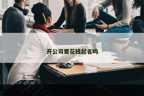 开公司要花钱起名吗