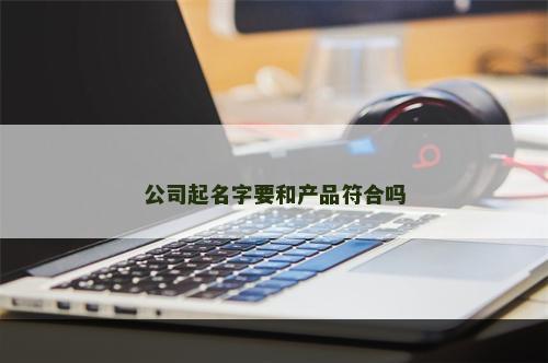 公司起名字要和产品符合吗