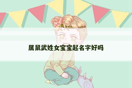 属鼠武姓女宝宝起名字好吗