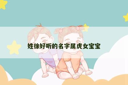 姓徐好听的名字属虎女宝宝