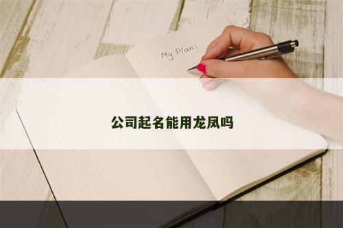 公司起名能用龙凤吗