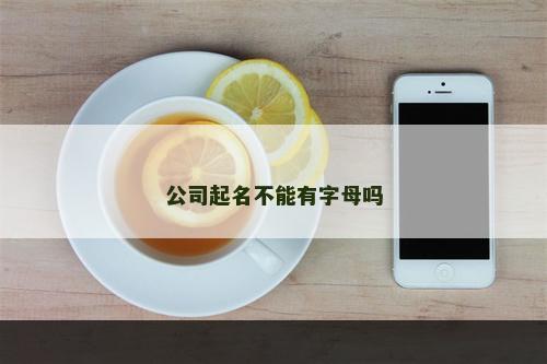 公司起名不能有字母吗
