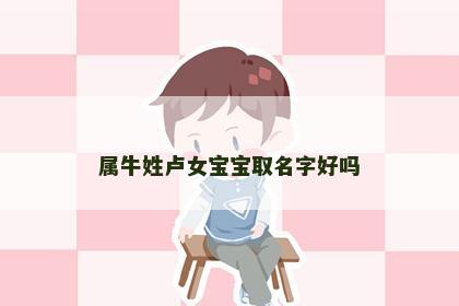 属牛姓卢女宝宝取名字好吗