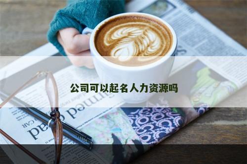 公司可以起名人力资源吗