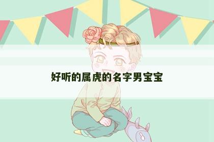 好听的属虎的名字男宝宝