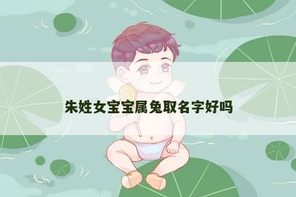 朱姓女宝宝属兔取名字好吗