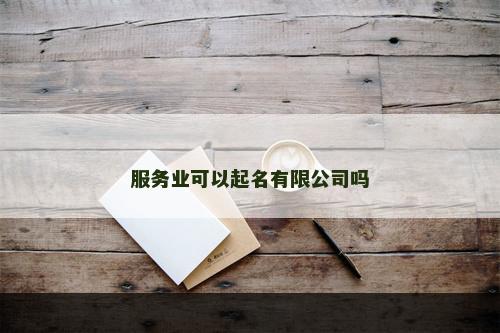 服务业可以起名有限公司吗
